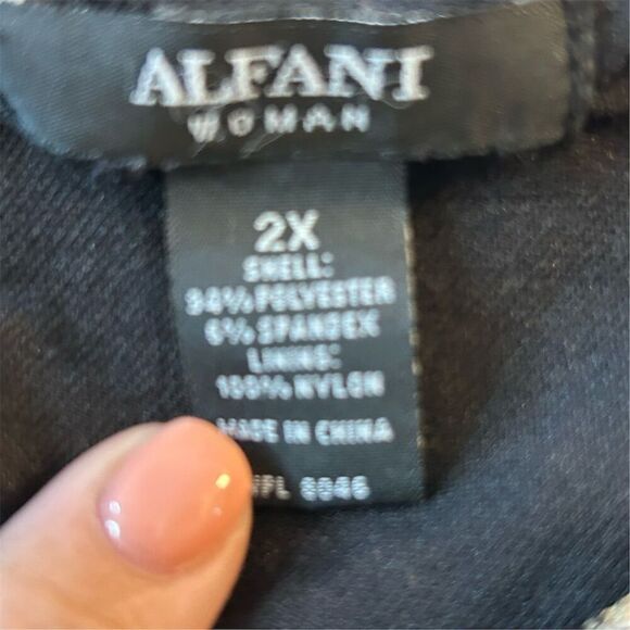 Alfani Women's 2X Leopard Print Sleeveless Tank Top Multicolor Casual - Picture 5 of 8